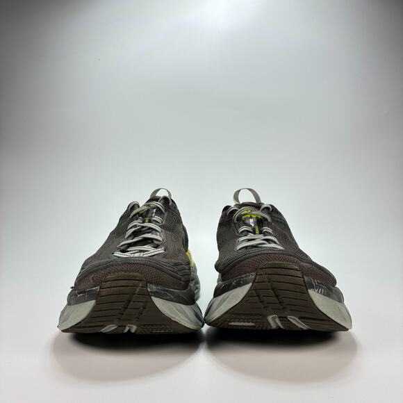 Hoka One One Bondi 6 Gray Yellow Running Shoes 1019269 BOPV Men’s Size 11.5 - Picture 2 of 10